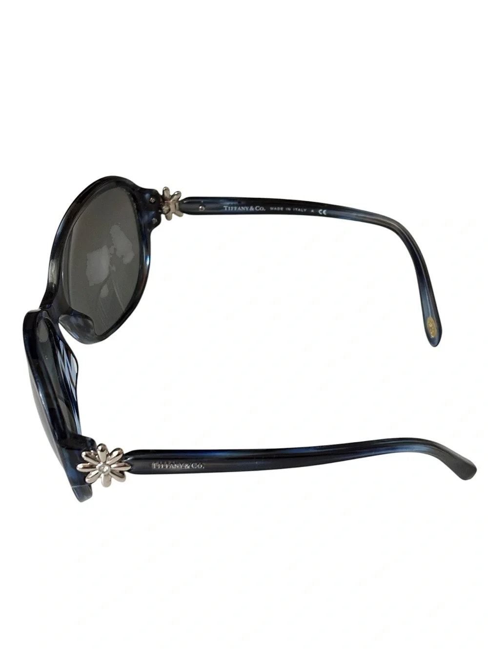 TIFFANY & CO Silver Flower Sunglasses NEW